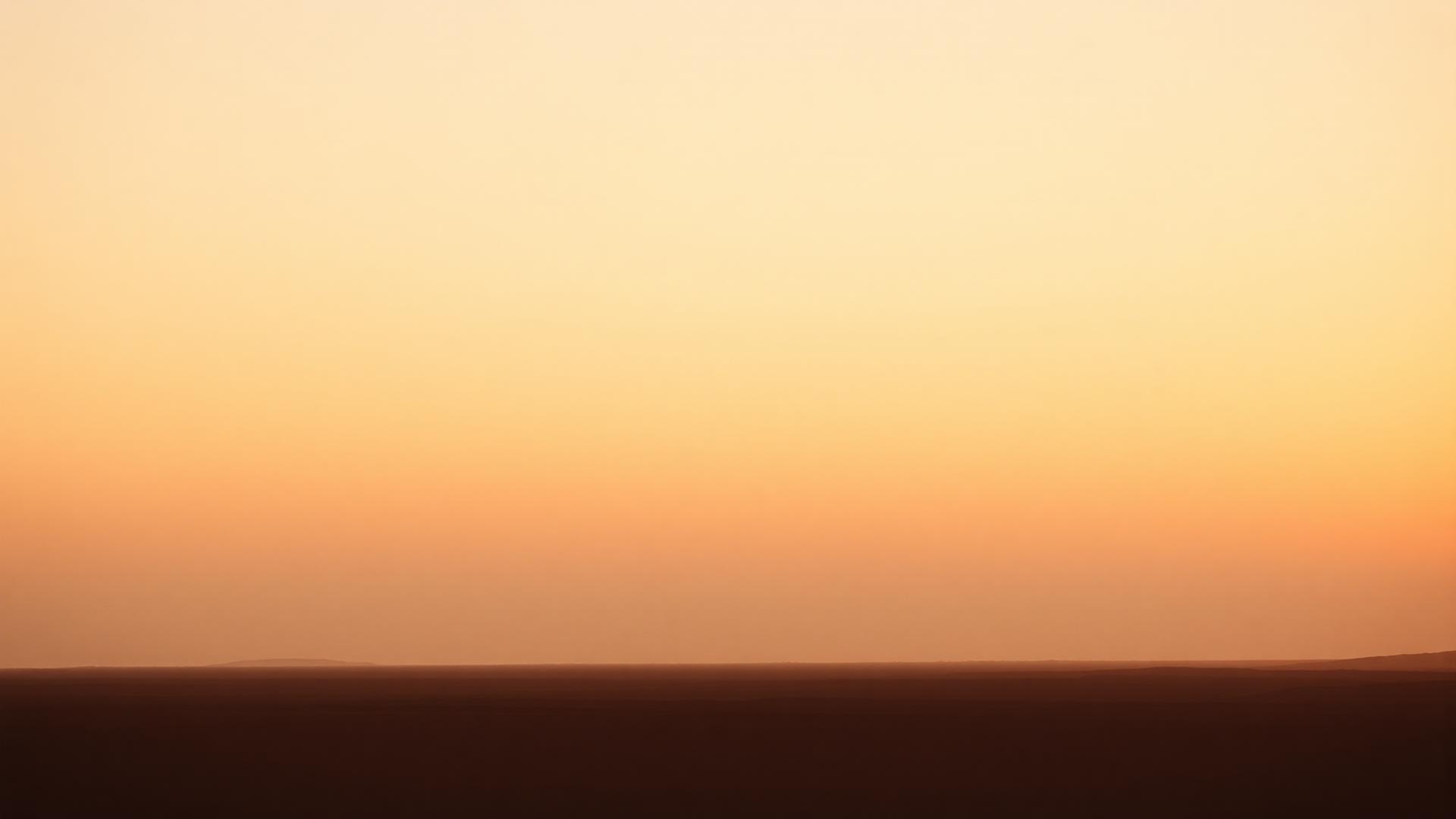 Warm cinematic sunset